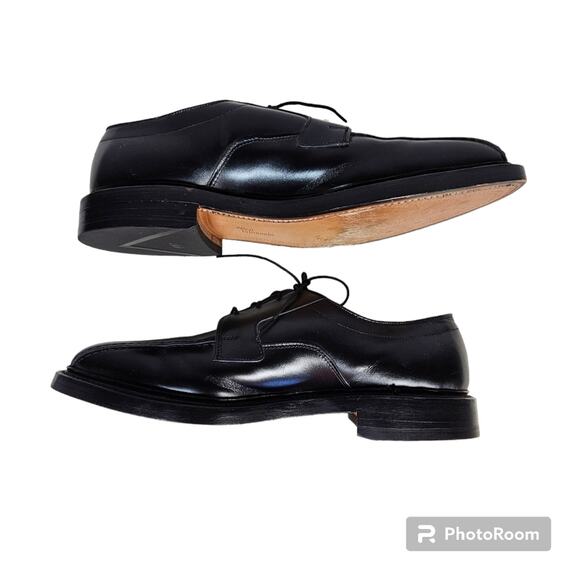 Allen Edmonds Hillcrest Black Leather Lace Up Oxford Dress Shoe Men\'s 10.5 B main image 12